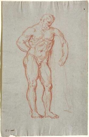 Studie nach der Gestalt des Herkules Farnese