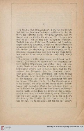 Kapitel I. Einleitung
