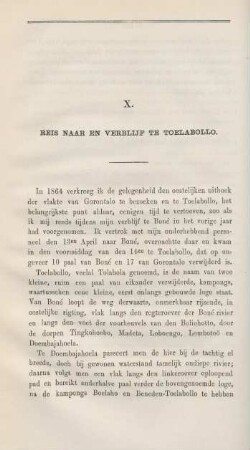 X. Reis naar en verblijf te Toelabollo