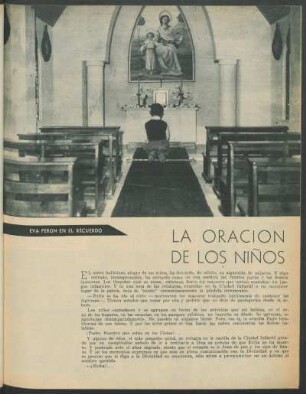 La oración de los niños