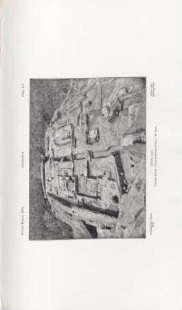 Plate XV. Sígiriya. Sígiri-Gala. Terrace below "Lion-staircase-house", N. face