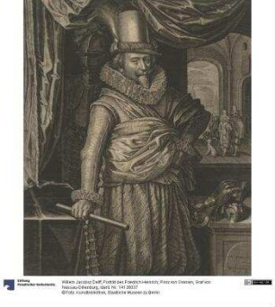 Porträt des Friedrich Heinrich, Prinz von Oranien, Graf von Nassau-Dillenburg