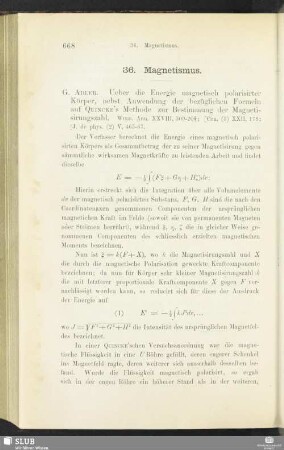 36. Magnetismus