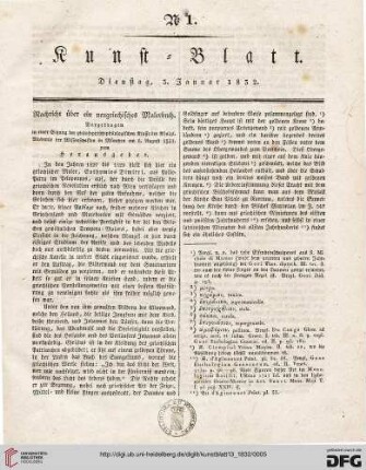 Nr. 1-10 (3. Januar – 4. Februar 1832)