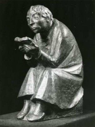 Ernst Barlach, Der Buchleser (Lesender Mann im Wind), 1936