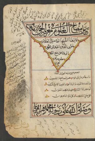 Miṣbāḥ al-ʿulūm fī maʿrifat al-ḥaiy al-qaiyūm