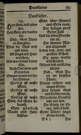 Danklieder.
