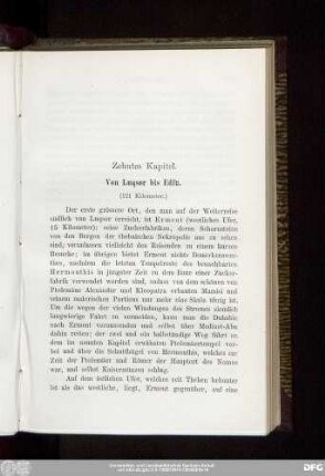 Zehntes Kapitel. Von Luqsor bis Edfu. (121 Kilometer.)