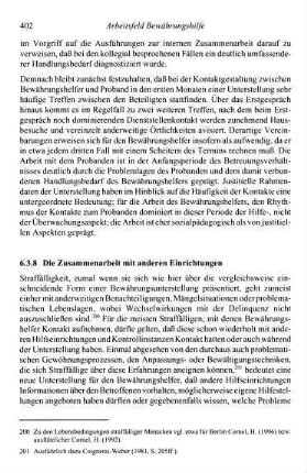 402-411, 6.3.8 Die Zusammenarbeit mit anderen Einrichtungen