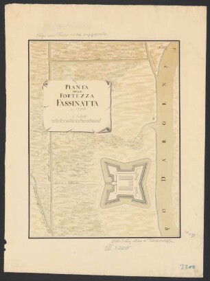 Pianta della Fortezza Fassinatta