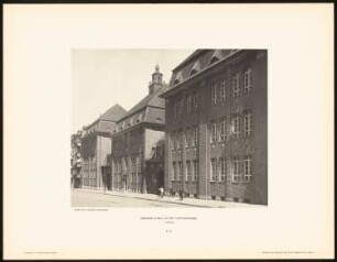Oberrealschule an der Pasteurstraße, Berlin: Ansicht (aus: Neubauten der Stadt Berlin, Bd. XI, 1912)