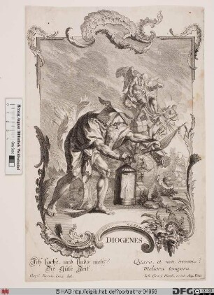 Bildnis Diogenes von Sinope