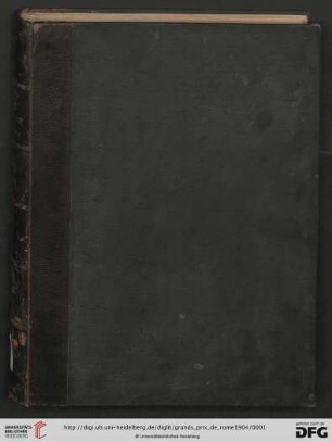 Supplément aux Grands Prix de Rome d'Architecture : années 1901 à 1904