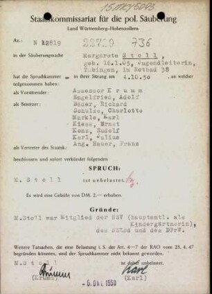 Stoll, Margarete