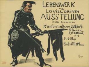 Lebenswerk von Lovis Corinth. Ausstellung in der Secession
