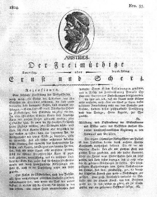 Nro. 33., Donnerstag den 16. Februar