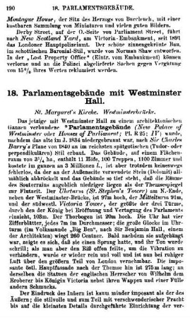 18. Parlamentsgebäude mit Westminster Hall St. Margaret's Church 197. #Westminster Bridge 198.