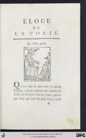 Éloge De La Folie.