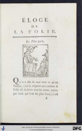 Éloge De La Folie.