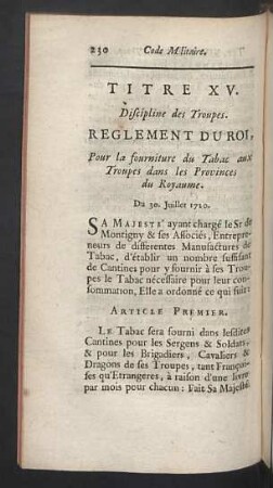 Titre XV.