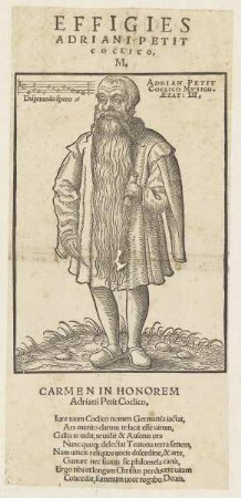 Bildnis des Adrian Petit Coclicus