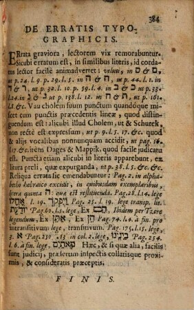Grammatica hebraea facili methodo proposita : Cum rudimentis linguae chaldaicae et syriacae, eadem methodo constructis