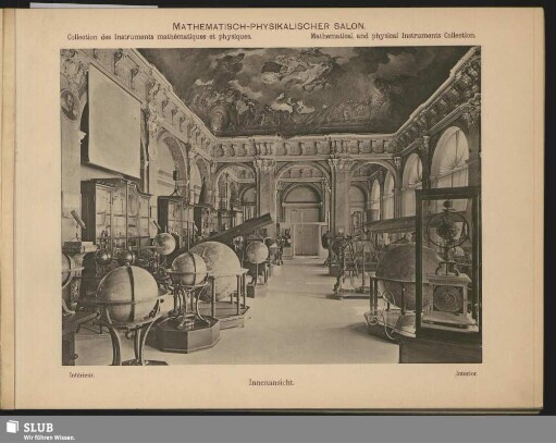 Innenansicht des Mathematisch-Physikalischen Salons, Dresden