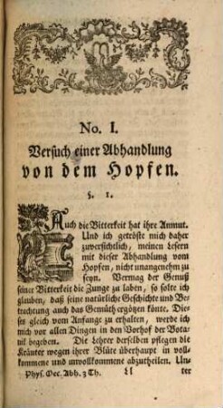 Oeconomisch-physicalische Abhandlungen. 3. 1752