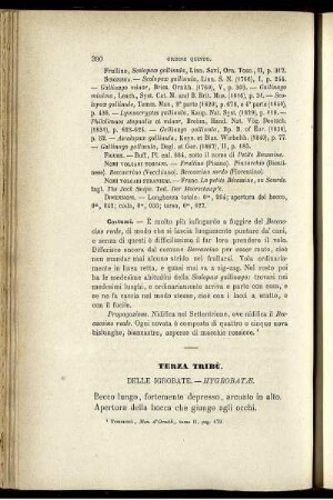 Terza Tribù. Delle Igrobate. - Hygrobatæ.