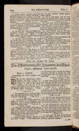 244-260, 27. Die Offenbahrung St. Johannis, Apocalypsis