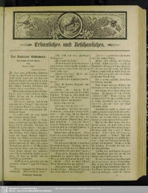 Erbauliches und Beschauliches