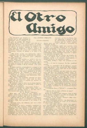El otro amigo : (Novela completa)