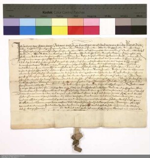 Revers Antons von Bommersheim bezüglich der Belehnung mit dem fuldischen Hof in Bommersheim und weiteren im Einzelnen aufgeführten Lehen durch Wilhelm [Hartmann von Klauer zu Wohra], Abt von Fulda