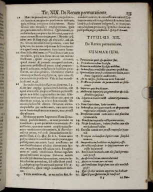 Titulus XIX. [ - ] Titulus XXV.