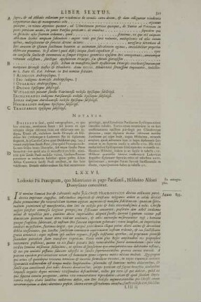 LXXVI. Ludovici Pii Praeceptum, quo Mintriacus in pago Parisiensi, Hilduino Abbati Dionysiano conceditur.