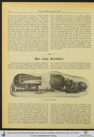 Eine riesige Kreisschere.