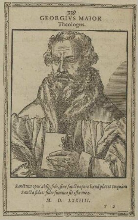 Bildnis des Georgivs Maior