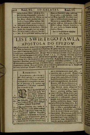 List Swietego Páwlá Apostola Do Efezow