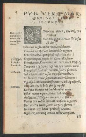 Pub. Verg. Mar. Aeneidos Liber Secundus.