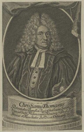 Bildnis des Christianus Thomasius