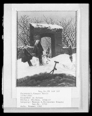 Friedhof im Schnee