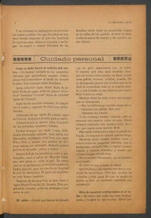 Cuidado personal