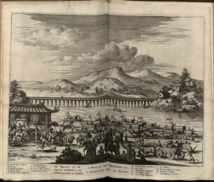 Illustration "The departure of the Empirour Hocksieuw to the Emperiass Court at Peking"