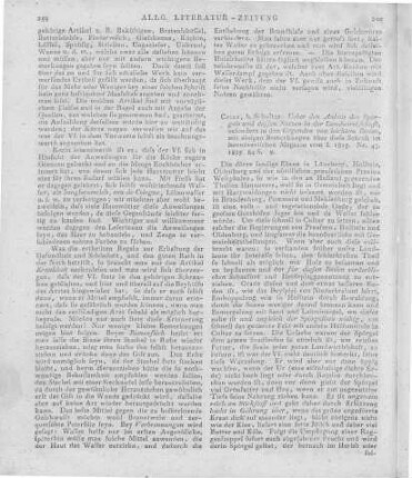 Über den Anbau des Spörgels und dessen Nutzen in der Landwirthschaft besonders in den Gegenden von leichtem Boden. Celle: Schulze 1825