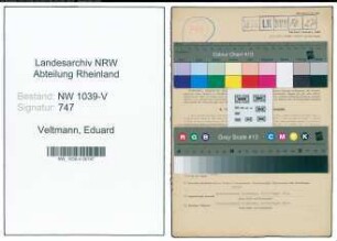 Entnazifizierung Eduard Veltmann , geb. 22.10.1900 (Prokurist)
