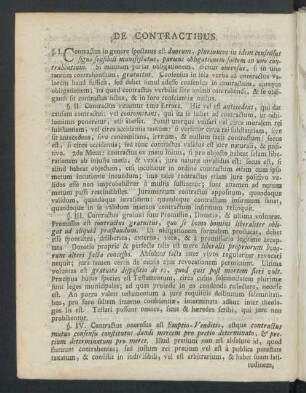 De Contractibus