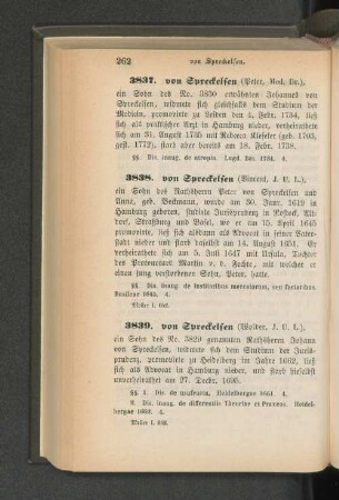 3837. von Spreckelsen (Peter, Med. Dr.)