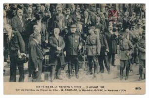 Les Fêtes de la Victoire à Paris - 13 Juillet 1919