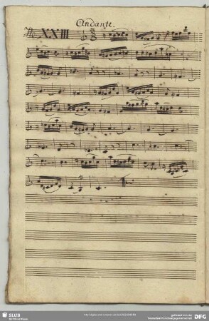 23. Anonymus, Andante, C-Dur