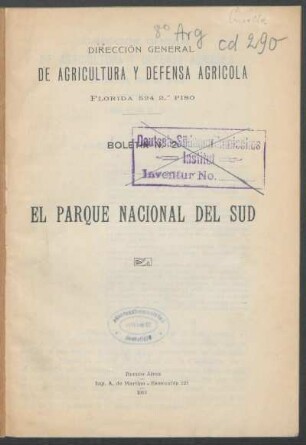 El Parque Nacional del Sud